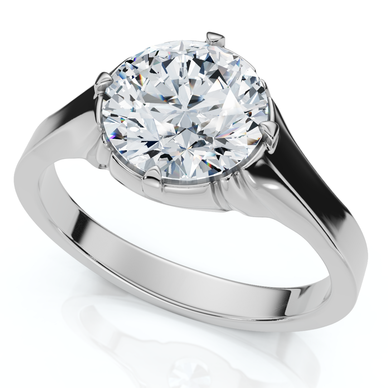 1.50 Ct Round Cut Diamond Men’s Signet Ring in 14K Gold Finish | D-E Color, VS Clarity | Certified