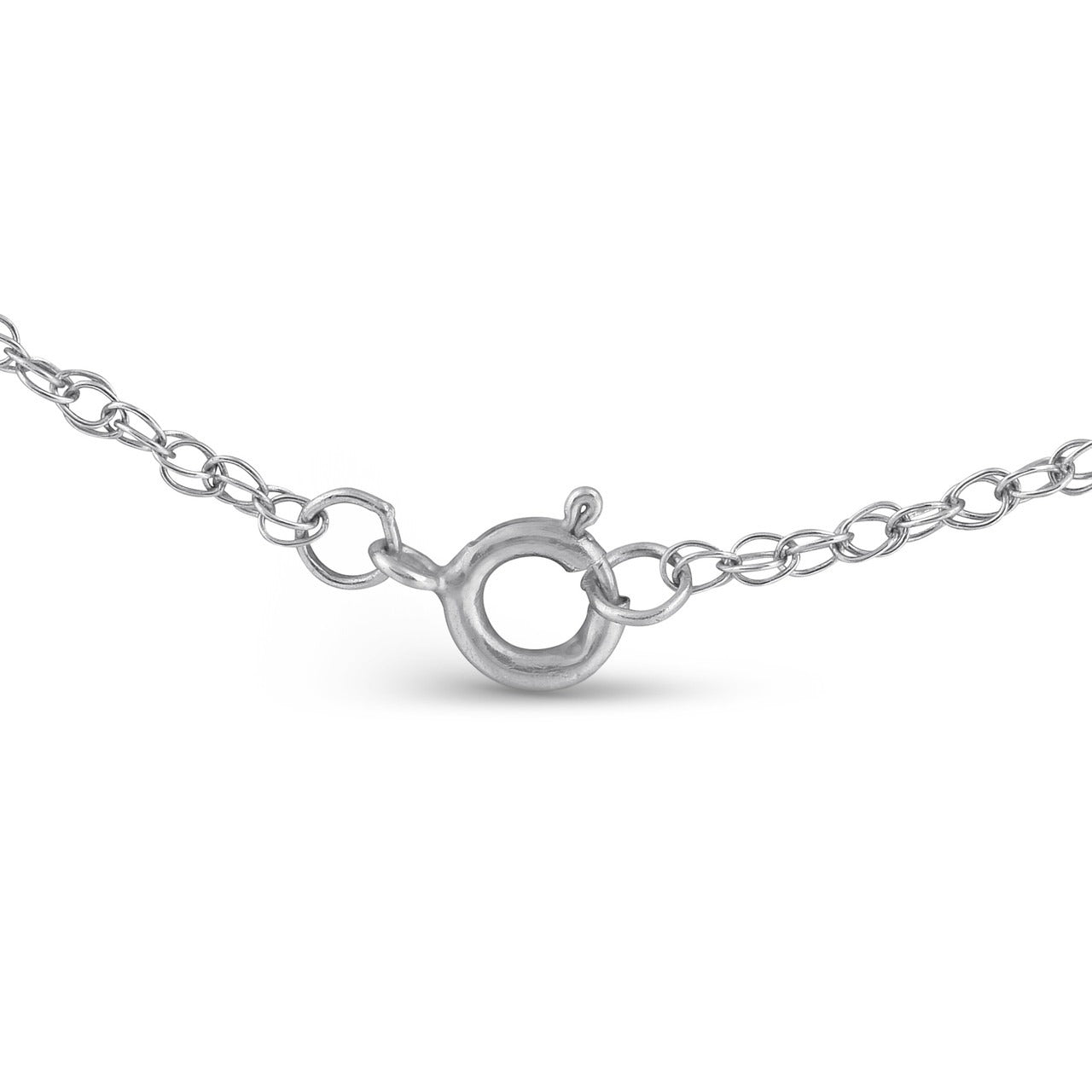 1.05 Ct Natural Diamond Solitaire Pendant in 14K White Gold | IGL&I Certified | H-I Color, I3 Clarity