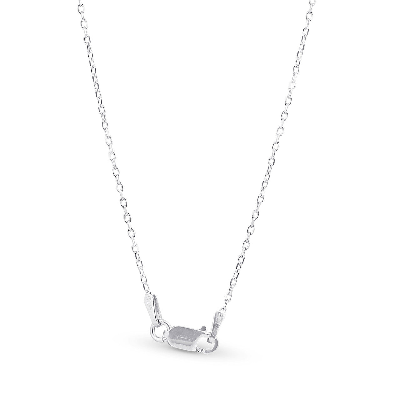 3.00 Ct Earth-Mined White Diamond Solitaire Pendant in 14K White Gold | Certified | VVS1 Clarity