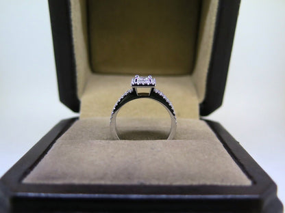 Princess Cut Halo Diamond Engagement Ring | Stunning Brilliance & Timeless Design