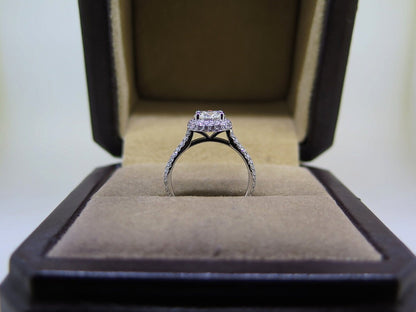 Double Edge Round Diamond Engagement Ring | Brilliant Design with Timeless Elegance