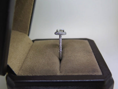 Double Edge Round Diamond Engagement Ring | Brilliant Design with Timeless Elegance