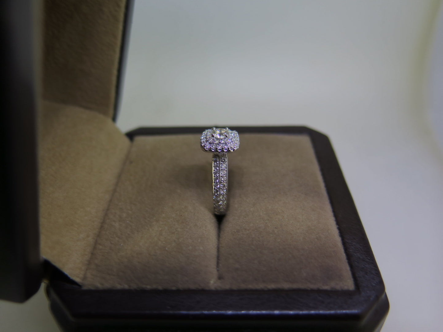 Double Halo Diamond Engagement Ring | Exceptional Sparkle & Timeless Elegance