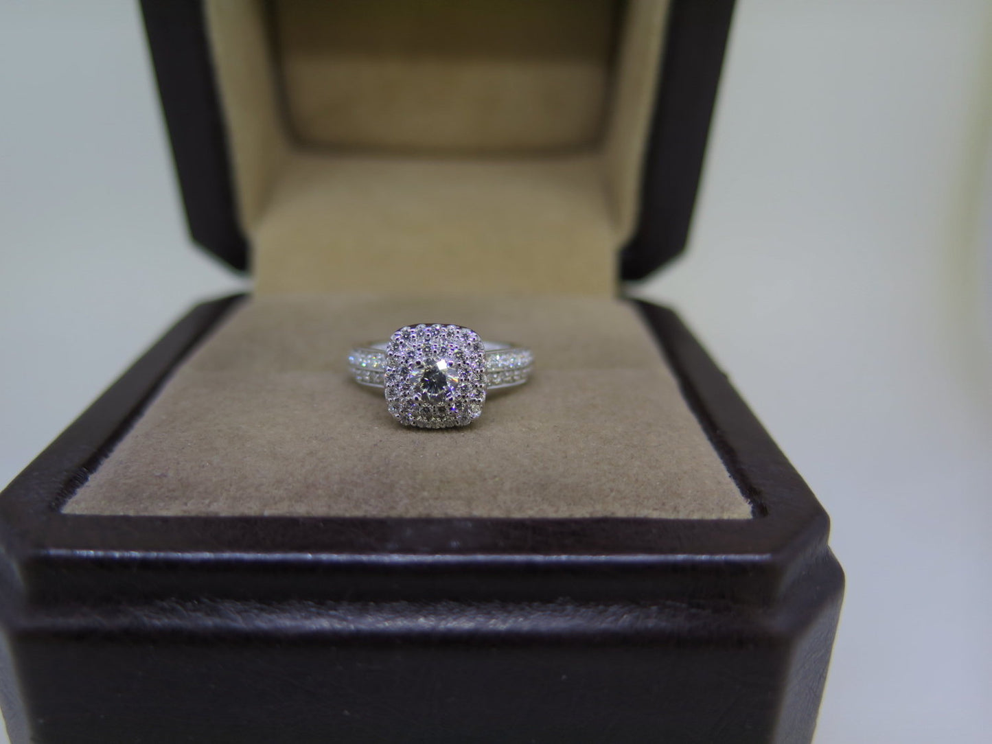 Double Halo Diamond Engagement Ring | Exceptional Sparkle & Timeless Elegance