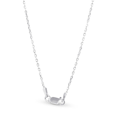 3.00 Ct Earth-Mined White Diamond Solitaire Pendant in 14K White Gold | Certified | VVS1 Clarity