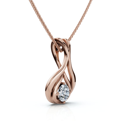 5.00 Ct Natural Diamond Lotus Pendant in 14K White Gold | Earth-Mined | E–F Color, VS Clarity | Certified by IGL&I
